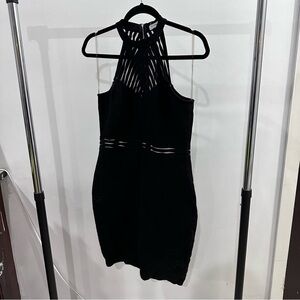 Stella Luce Black Backless Dress